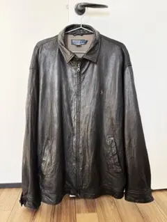 90s【ヴィンテージ】Polo by Ralph Lauren レザージャケット