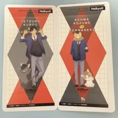 ハイキュー!! きゃらくたぶるステッカーズVol.6 黒尾鉄朗　孤爪研磨