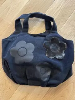 MARY QUANT トートバッグ ブラック デイジーのサムネイル