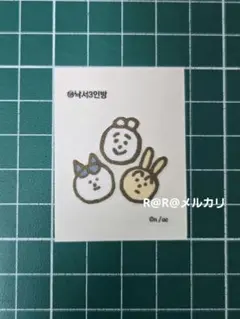 韓国限定　ちいかわ　らくがき　レトロステッカー　シール　落書き