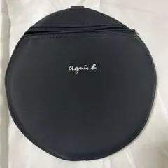 agnes b. 丸型ポーチ　ラウンドポーチ 直径約19cm