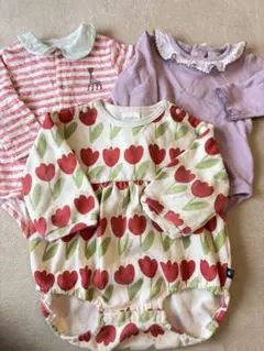 futafuta petit mainキリン　ロンパース 70 3点セット