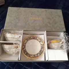 Noritake　 ノリタケ　ティーカップ&ソーサー3客セット 未使用