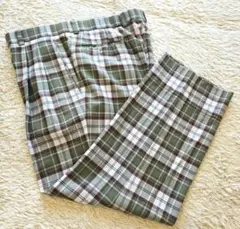美品 Lakeland◆VINTAGE◆2タック チェック柄パンツ◆スラックスのサムネイル