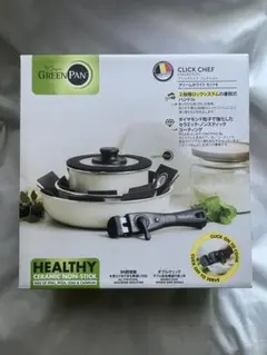 GREENPAN（グリーンパン） クリックシェフ 8点セット ホワイトのサムネイル
