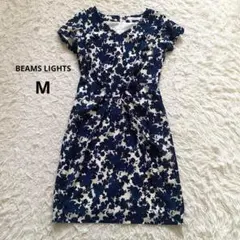 BEAMS LIGHTS ビームスライツ　総柄ワンピース　忘年会