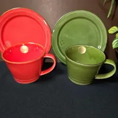 アフタヌーンティー　SAKUZAN　カップ&ソーサー　ペア　作山