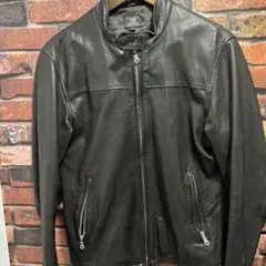 値下げ！green label relaxing ライダース L ダークブラウン