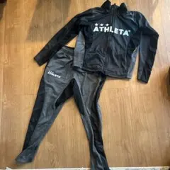 ATHLETAトレーニングウェア上下セットアップサイズsサッカーフットサル