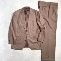 【極美品】ポロバイラルフローレン サキソニーウールスーツセットアップ AB8