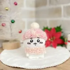 お座りぬいぐるみ サイズ ニット帽 マフラーセット