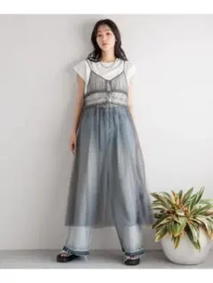 2WAYチュールキャミワンピース LOWRYS FARM