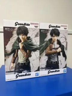進撃の巨人　リヴァイ　エレン　Grandista フィギュアセット