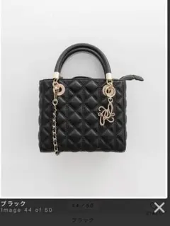 RANDA ランダ ブラック キルティング 2WAYショルダーバッグ