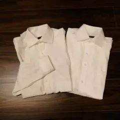 スーツセレクト　メンズ　ワイシャツ　長袖　2枚セット　S