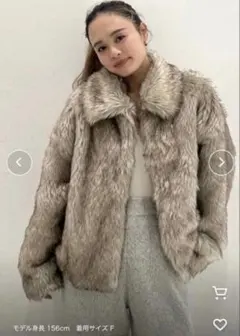 Ungrid ボリュームデザインファーコート