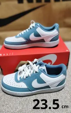 Nike Court Vision Low NN 23.5cmスニーカー 青/白のサムネイル