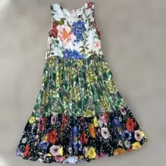 WOLF&RITA 花柄 ノースリーブ ワンピース 8のサムネイル