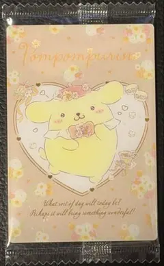 サンリオキャラクターズウエハース11 ポムポムプリン フラワーティータイムカード