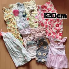 120cm 女の子　夏服まとめ売り　13点セット