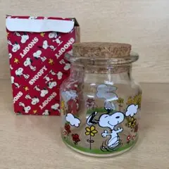 昭和レトロ SNOOPY キャニスター 佐々木硝子