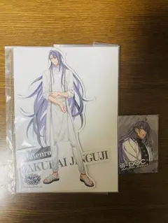 ヒプノシスマイク　ヒプマイ　スタンドポップ　スクエア缶バッジ　神宮寺寂雷