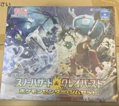 スノーハザード & クレイバースト ポケモンセンター・ジムセット（シュリンク付）