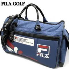 FILA フィラ ゴルフバッグ ボストンバッグ ショルダー 2WAY ブルー