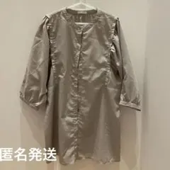 ハニーズ　ベージュ 七分袖チュニック サイズFreeのサムネイル