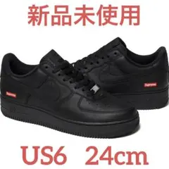 24cm 黒 Supreme Nike Air Force 1 Low 新品