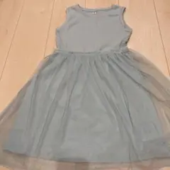 UNIQLO キッズ　130 ワンピース　水色