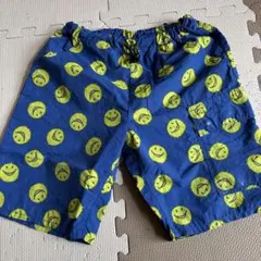 ブリーズ　スマイリーフェイス柄 ハーフパンツ130