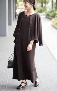 お値下げ【SLOBE IENA】ジャージースナップカーディガン※カーディガンのみ