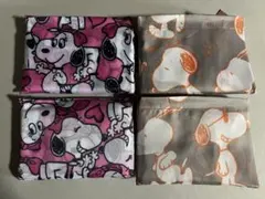 4点セット！スヌーピー 折りたたみ エコバッグ大容量 BIGサイズ