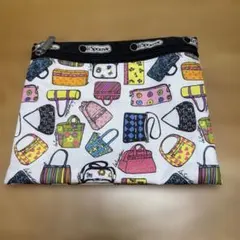LeSportsac レスポートサック フラットポーチ コスメ柄