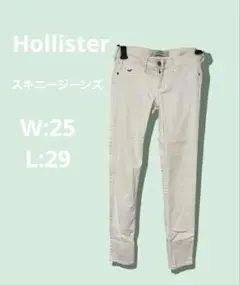 Hollister ホワイト スキニージーンズ w25 L29のサムネイル