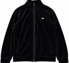 LACOSTE ベロア トラックジャケット ブラック
