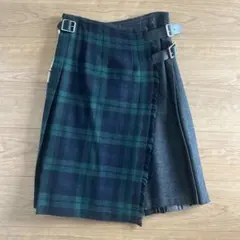 オニールオブダブリン　ONEIL OF DUBLIN チェック柄巻きスカートのサムネイル