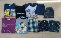 ポケモントップス5着　ハーフパンツ5着　追加2着　12点セット　120サイズのサムネイル
