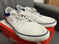 【レア シロコダイル】LACOSTE キャンバススニーカー 2のサムネイル
