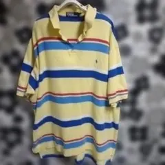 Polo by Ralph Lauren ストライプポロシャツ着文60着幅65