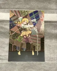 巴マミ メタリックポストカード 魔法少女まどか☆マギカ