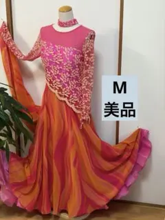 社交ダンス ドレス　レッスンウェア ドレス 社交ダンス衣装　社交ダンス　M美品