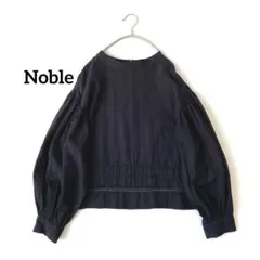Noble✨ブラウス　ハシゴレース　ノーカラー　IENA ベイクルーズ　着回しのサムネイル