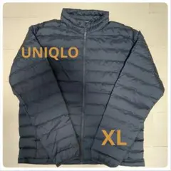 ユニクロ　ウルトラライトダウンジャケット ネイビー　メンズ　XL
