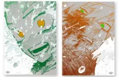 ヒロアカ 原画展 ポスター 2枚セット 緑谷出久 爆豪勝己