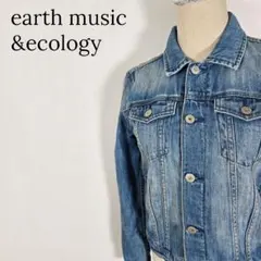 【カジュアル】アースミュージック&エコロジー デニムジャケット ライトインディゴ