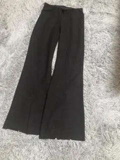 センタープレス&スリットパンツ