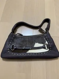 極美品】IOPELLE イオペレ ショルダーバッグ メタルレザー - メルカリ