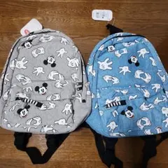 ディズニーストア　新品　ミッキーマウス柄リュック2色セット